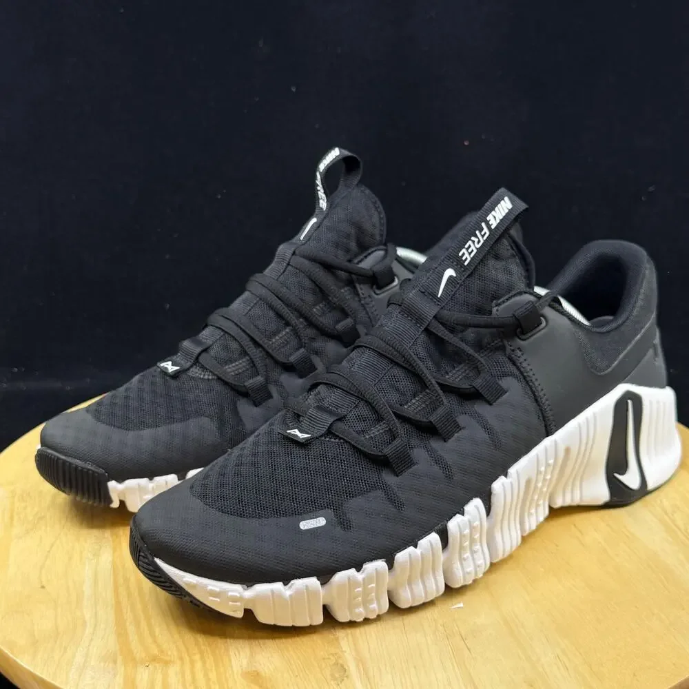 Nike Free Metcon 5 Black White Workout Shoes DV3949-001 Men’s Size 10.5 NEW